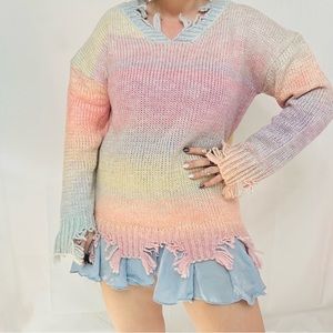 Pastel Multicolor Sweater